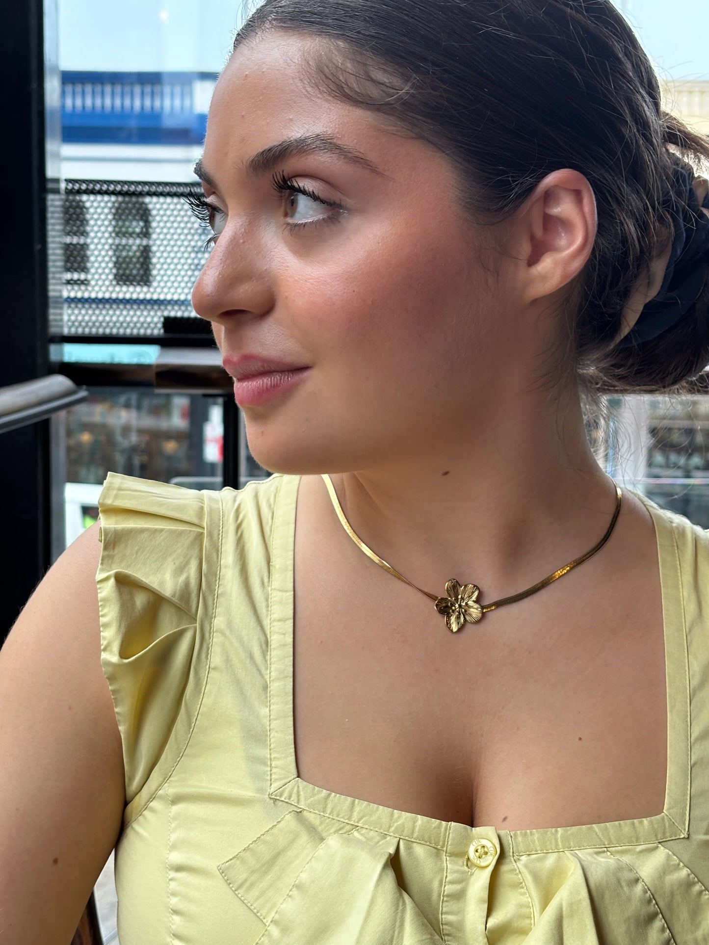 Hibiscus Snake Chain