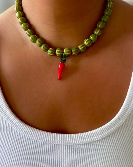 Picante Beads Necklace