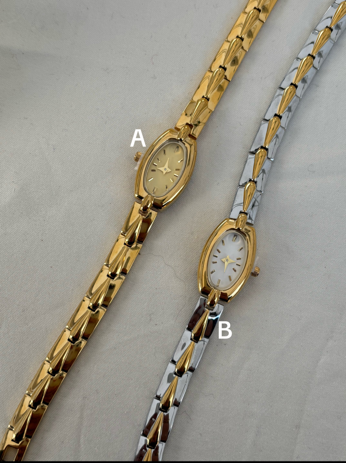18kt gold plated watch