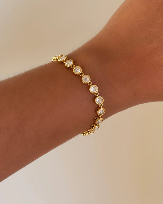Cara Circular Tennis Bracelet