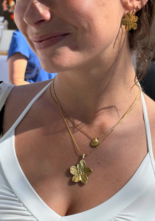 Hibiscus Necklace