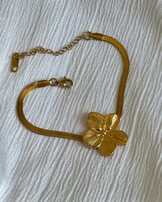 Hibiscus Snake Bracelet