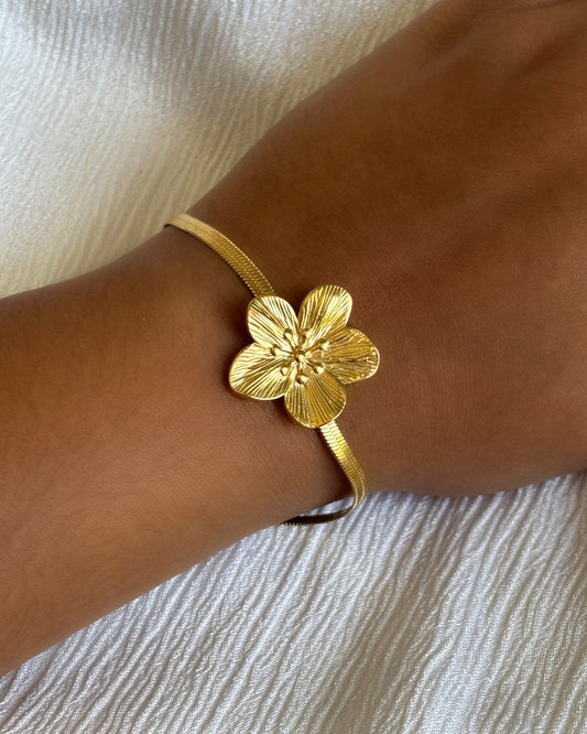 Hibiscus Snake Bracelet
