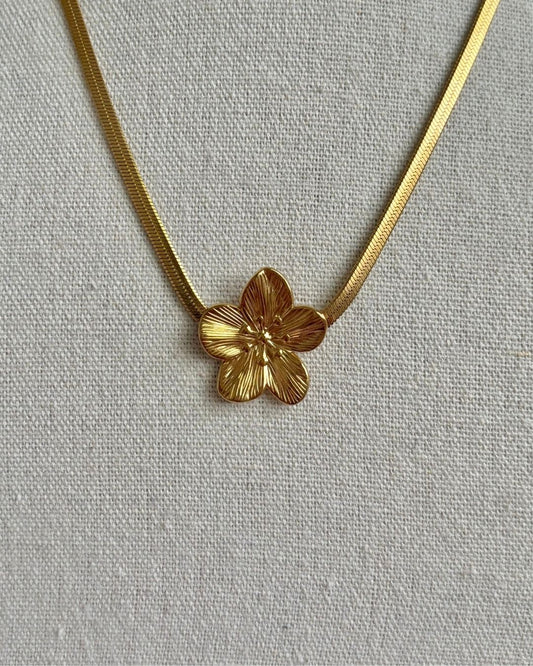 Hibiscus Snake Chain