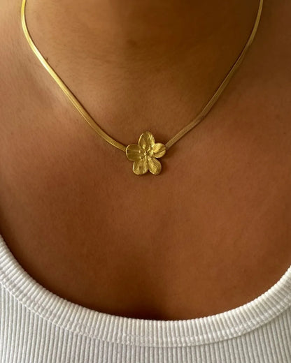 Hibiscus Snake Chain