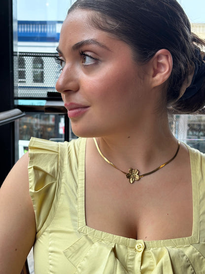 Hibiscus Snake Chain