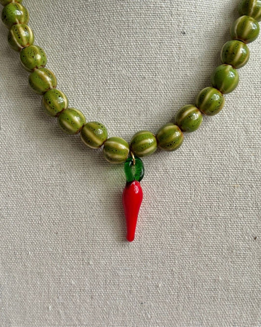 Picante Beads Necklace